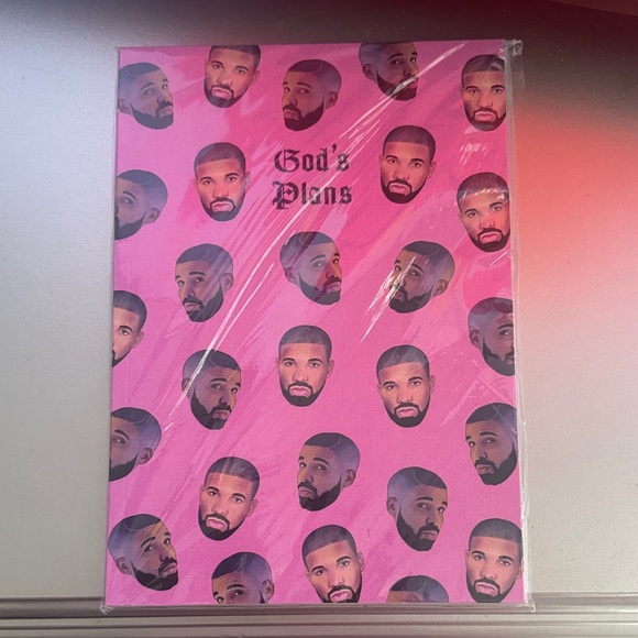 Pink 'God's Plans' Notebook